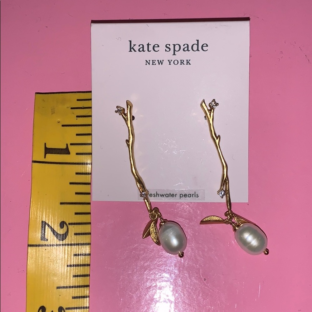Kate Spade New York, freshwater pearl earrings